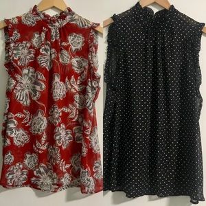 Bundle of Two Who What Wear Tops Size XL